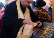 В Неделю Торжества Православия епископ Мстислав совершил Божественную Литургию в Преображенском кафедральном соборе г. Тихвина