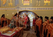 Епископ Мстислав совершил вечернее богослужение в монастыре Александра Свирского – 20.04.2023