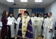 Преосвященный МСТИСЛАВ, епископ Тихвинский и Лодейнопольский, совершил чин освящения библиотеки-социокультурного центра 
