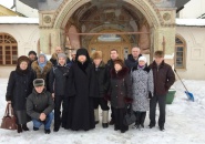 Ветераны МВД из города Подпорожье посетили Тихвинский монастырь
