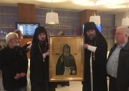 В Грузию доставлена икона преподобного Александра Свирского 