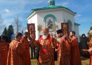 Епископ Мстислав совершил Божественную Литургию в деревне Пирозеро – 21.04.2023