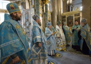 Епископ Мстислав сослужил митрополиту Варсонофию в Казанском соборе Санкт-Петербурга