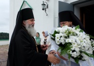 Епископ Мстислав совершил Божественную Литургию в Свято-Троицком Александра Свирского мужском монастыре