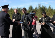 Клирики Тихвинской епархии прошли обучение навыкам контраварийного вождения автомобиля