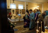 Преосвященнейший Мстислав, епископ Тихвинский и Лодейнопольский, совершил Всенощное бдение в г. Кириши