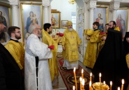 Епископ Мстислав совершил Божественную Литургию на подворье Покрово – Тервенического женского монастыря в г. Санкт – Петербурге