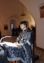 Преосвященнейший Мстислав, епископ Тихвинский и Лодейнопольский, совершил Утреню с чтением Великого канона в Тихвинском Успенском мужском монастыре