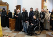 Епископ Мстислав совершил Божественную Литургию в Свято-Троицком Александра Свирского мужском монастыре