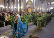 Епископ Мстислав сослужил митрополиту Санкт-Петербургскому и Ладожскому Варсонофию в Казанском соборе г.Санкт-Петербурга