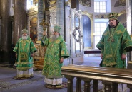 Епископ Мстислав сослужил митрополиту Санкт-Петербургскому и Ладожскому Варсонофию в Казанском соборе г.Санкт-Петербурга