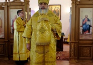 Преосвященнейший Мстислав, епископ Тихвинский и Лодейнопольский, совершил Божественную Литургию в г.Шлиссельбурге