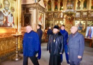 Руководители МРФ «Ростелеком - Северо-Запад» посетили епархиальный Духовно-просветительский центр и Тихвинский Успенский монастырь