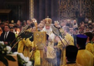 Епископ Мстислав сослужил Святейшему Патриарху Кириллу в Храме Христа Спасителя в день открытия Международных Рождественских чтений