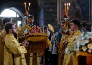 Епископ Тихвинский и Лодейнопольский Мстислав молитвенно отметил день своего тезоименитства