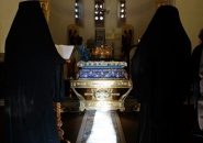 Преосвященнейший Мстислав, епископ Тихвинский и Лодейнопольский, совершил всенощное бдение в Староладожском Свято-Успенском девичьем монастыре