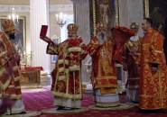 День тезоименитства епископа Кронштадтского Назария отметили в Александро-Невской лавре