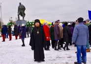 Хор Александро-Свирского мужского монастыря принял участие в торжественно-траурных мероприятиях, приуроченных ко Дню сожженных деревень Ленинградской области.