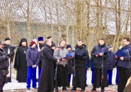 Хор Александро-Свирского мужского монастыря принял участие в торжественно-траурных мероприятиях, приуроченных ко Дню сожженных деревень Ленинградской области.