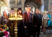 Епископ Тихвинский и Лодейнопольский Мстислав молитвенно отметил День своего тезоименитства