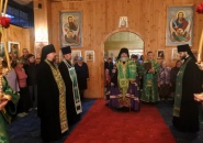 Преосвященнейший Мстислав,епископ Тихвинский и Лодейнопольский, совершил всенощное бдение в г. Пикалево