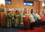 Преосвященнейший Мстислав,епископ Тихвинский и Лодейнопольский, совершил всенощное бдение в г. Пикалево