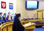 Епископ Тихвинский и Лодейнопольский Мстислав принял участие в торжественном мероприятии по случаю Дня спасателя России