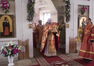 Епископ Мстислав принял участие в праздновании первого дня памяти перенесения мощей святого Арсения Коневского и 25-летия возрождения монашеской жизни в Коневском монастыре
